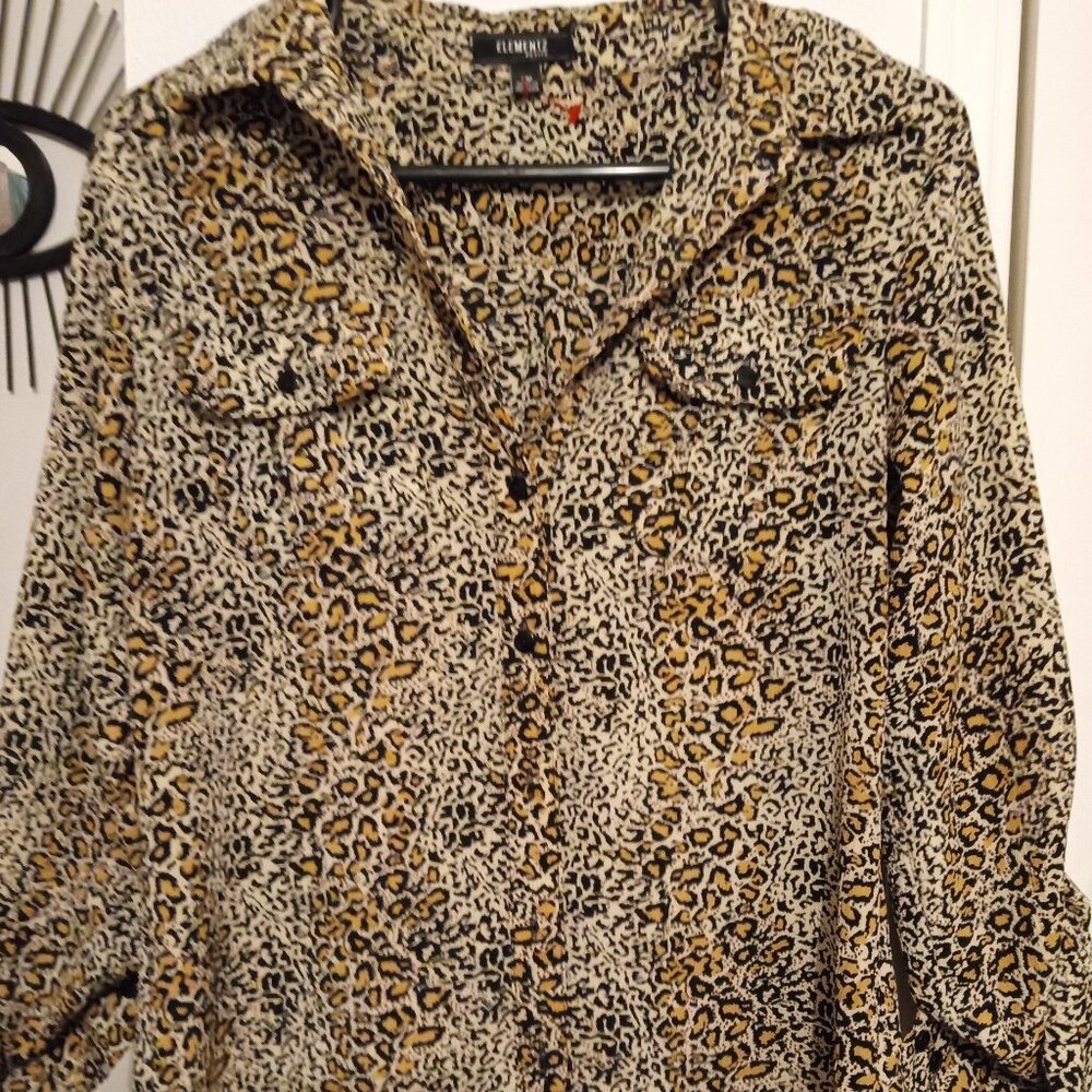 Long sleeve silk shirt